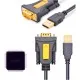 Кабель для передачі даних USB to COM M 1.5m DB9 RS-232 CR104 black Ugreen (20211)