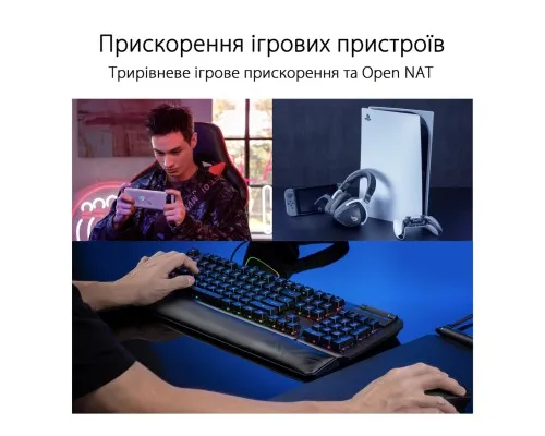 Точка доступу Wi-Fi ASUS ROG Rapture GT6 1pcs (90IG07F0-MU9A30)