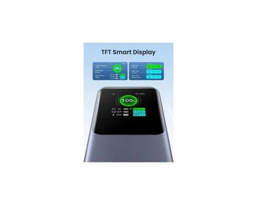 Батарея універсальна Ugreen 20000 mAh 130W Fast Charging Space gray (U_35524B)