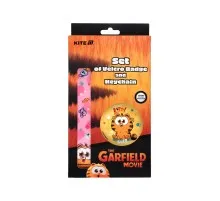 Бейдж Kite набір на липучці та підвіска Garfield (GF25-3010)
