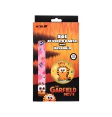 Бейдж Kite набір на липучці та підвіска Garfield (GF25-3010)