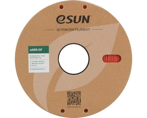 Пластик для 3D-принтера eSUN EABS-GF 1,75mm 1kg RED (EABS-GF-P175R1)
