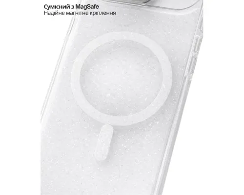 Чохол до мобільного телефона BeCover FIBRA Star Shine MagSafe Apple iPhone 17 Air White (715424)
