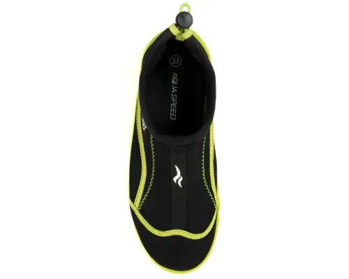 Аквашузи Aqua Speed Aqua Shoe Model 704-18 чорний, жовтий 37 (5908217691613)