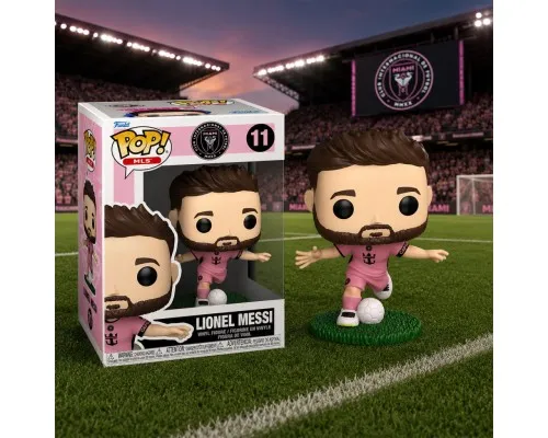 Фігурка Funko Pop серії Футбол: Інтер Маямі - Ліонель Мессі (рожева форма) (94697)