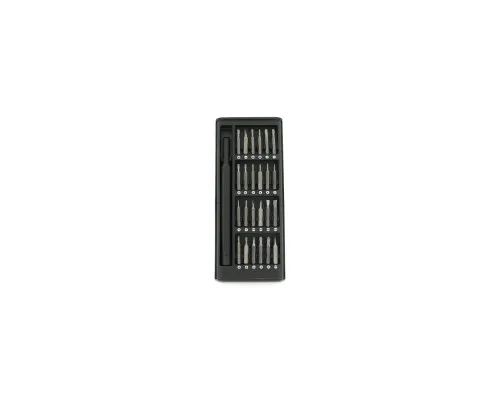 Викрутка Voltronic 24 в 1, тримач 115мм, біта S2, із засувкою, пластикова рукоятка, Box (YT-24-1-HP)