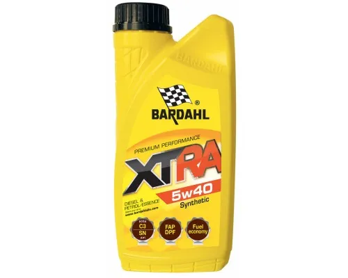 Моторна олива BARDAHL XTRA 5W40 1л (34121)