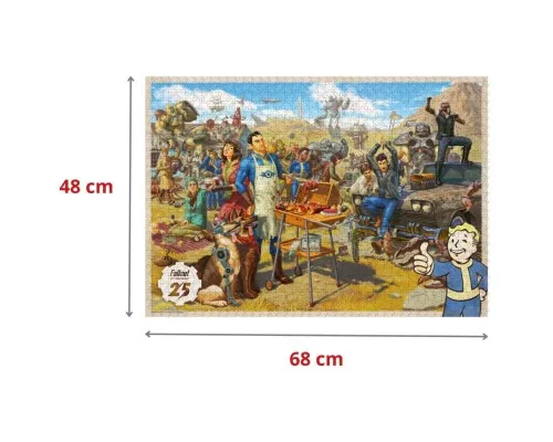 Пазл GoodLoot Fallout 25th Anniversary 1000 елементів (5908305242918)