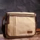 Сумка Vintage Через плече з щільного текстилю Пісочна (22202)