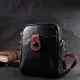Сумка Vintage З натуральної шкіри Чорна (22269)