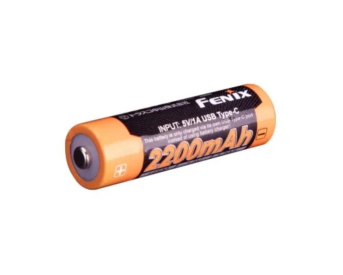 Акумулятор Fenix 14500 2200 мАг Type-C (ARB-L14-2200U)