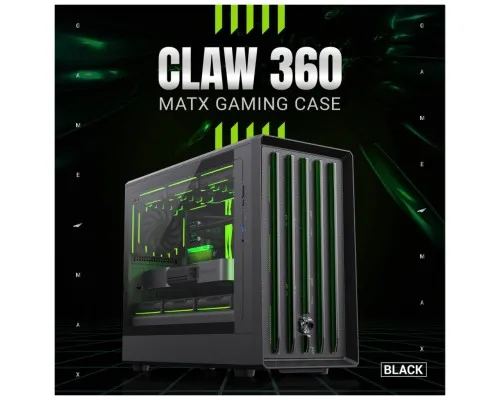Корпус для ПК Gamemax Claw 360 BK