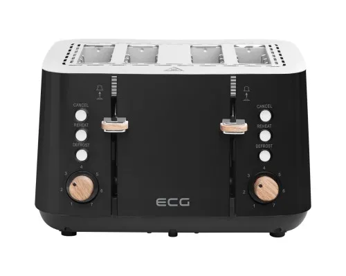 Тостер ECG ST 4768 Timber Black