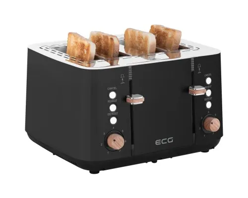 Тостер ECG ST 4768 Timber Black