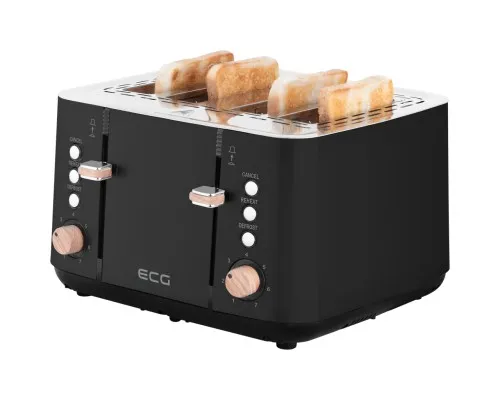 Тостер ECG ST 4768 Timber Black
