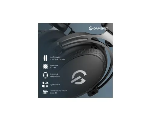 Навушники GamePro Asgard Skald Origin Black (HS850B)