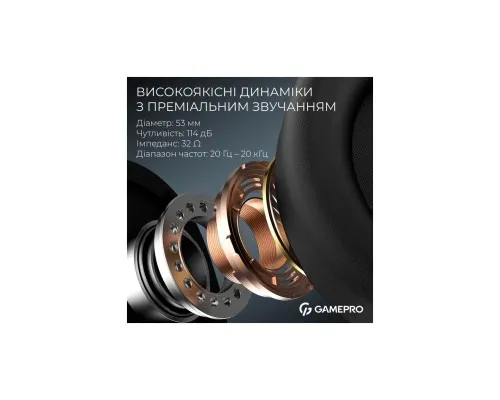 Навушники GamePro Asgard Skald Origin Black (HS850B)