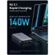 Батарея універсальна Ugreen 25000 mAh 145W Fast Charging Space Gray (U_90597A)