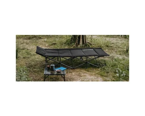 Розкладачка Naturehike CNK2300WS010, поліестер Oxford, чорна (6976507665209)