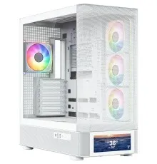 Корпус для ПК Modecom VOLCANO AQ500 ARGB LCD 6,2 (MC-A-AQ500-4FA-W)