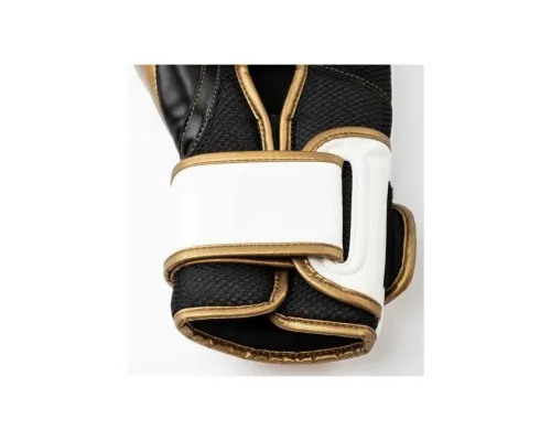 Боксерські рукавички Everlast PowerLock Boxing Training Gloves P00003048 білий, золотий 10 унцій (009283620103)