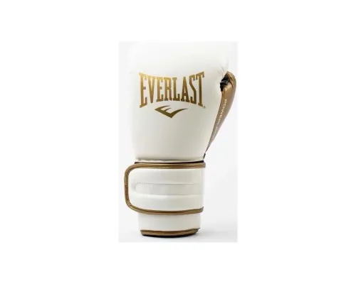 Боксерські рукавички Everlast PowerLock Boxing Training Gloves P00003048 білий, золотий 10 унцій (009283620103)