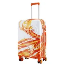 Валіза Semi Line 24" (M) White/Orange Print (T5655-2) (DAS303817)