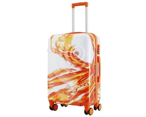 Валіза Semi Line 24" (M) White/Orange Print (T5655-2) (DAS303817)