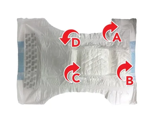 Підгузки для тварин Simple Solution Disposable Diapers Large для собак великих порід 12 шт (0010279105856)