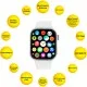 Смарт-годинник AURA X1 Pro 44mm White (SWAX144W)