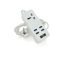 Мережевий фільтр живлення Voltronic TВ-Т06, 1роз, 4*USB White (ТВ-Т06-White)