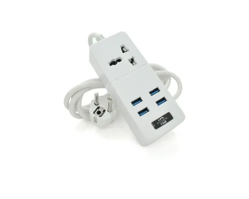 Мережевий фільтр живлення Voltronic TВ-Т06, 1роз, 4*USB White (ТВ-Т06-White)