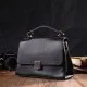Сумка Vintage Жіноча з натуральної шкіри Чорна (22074)