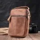 Сумка Vintage Вінтажна для чоловіків з натуральної шкіри Коричнева (22811)