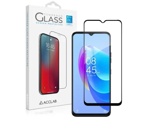 Скло захисне ACCLAB Full Glue Tecno Spark 9 Pro Black (1283126547300)