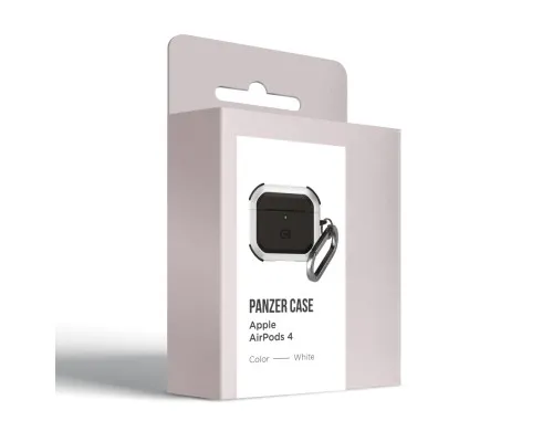 Чохол для навушників Armorstandart Panzer для Apple Airpods 4 White (ARM82553)