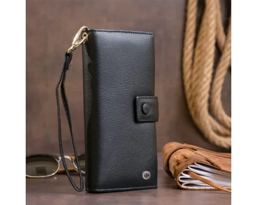 Гаманець ST Leather Шкіряний Чорний (19280)
