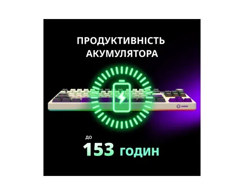 Клавіатура Lorgar KBP70TKLW Wireless TKL Mechanical Pro UA Black/Yellow (LRG-KBP70TKLW-YL-US)
