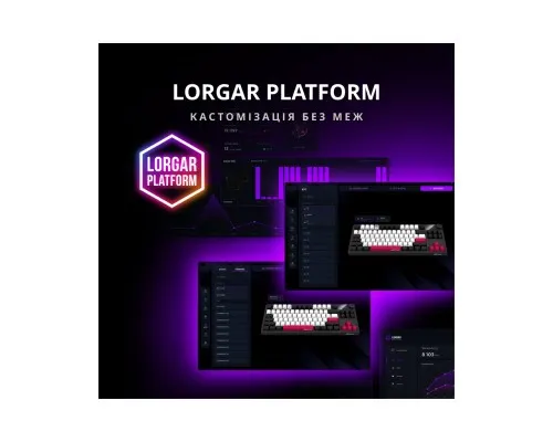 Клавіатура Lorgar KBP70TKLW Wireless TKL Mechanical Pro UA Black/Yellow (LRG-KBP70TKLW-YL-US)