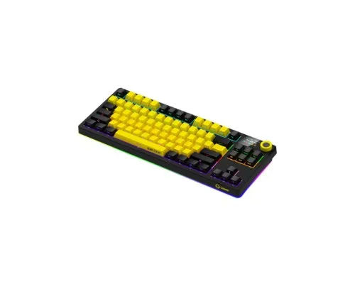 Клавіатура Lorgar KBP70TKLW Wireless TKL Mechanical Pro UA Black/Yellow (LRG-KBP70TKLW-YL-US)