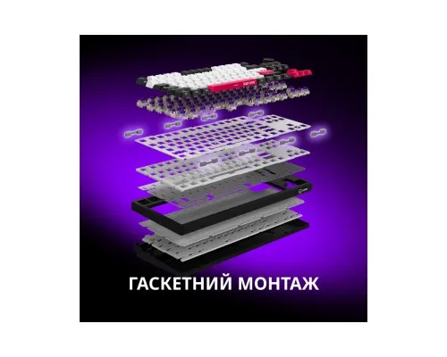 Клавіатура Lorgar KBP70TKLW Wireless TKL Mechanical Pro UA Black/Yellow (LRG-KBP70TKLW-YL-US)