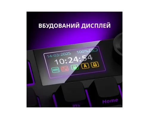 Клавіатура Lorgar KBP70TKLW Wireless TKL Mechanical Pro UA Black/Yellow (LRG-KBP70TKLW-YL-US)