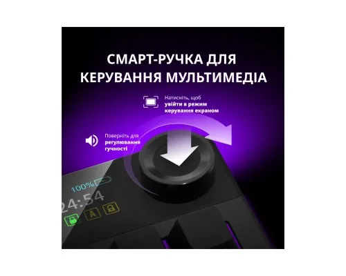 Клавіатура Lorgar KBP70TKLW Wireless TKL Mechanical Pro UA Black/Yellow (LRG-KBP70TKLW-YL-US)