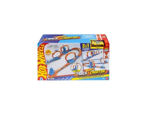 Автотрек Hot Wheels Track creator Потрійна петля (JDW39)