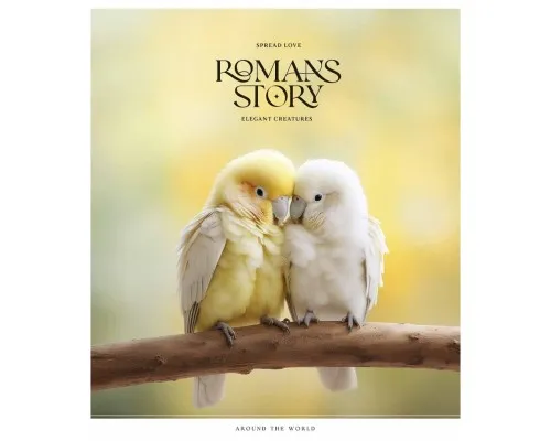 Зошит Школярик Romance stories 96 аркушів клітинка (096-3571K)