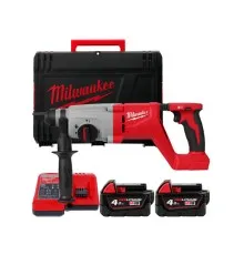Перфоратор Milwaukee SDS-PLUS, M18 BLHACD26-402X, 2,6Дж ЗП М12-18 С,2x5ah, HD кейс (4933492480)