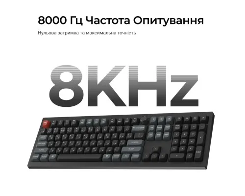 Клавіатура Keychron V6 Ultra Keychron Red Switch RGB UA Black (V6U-D1-UA)