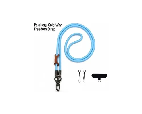 Ремінець для смартфону ColorWay Freedom Strap, sky-blue (CW-SCFS-BU)