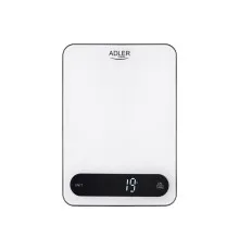 Ваги кухонні Adler AD 3177 white black