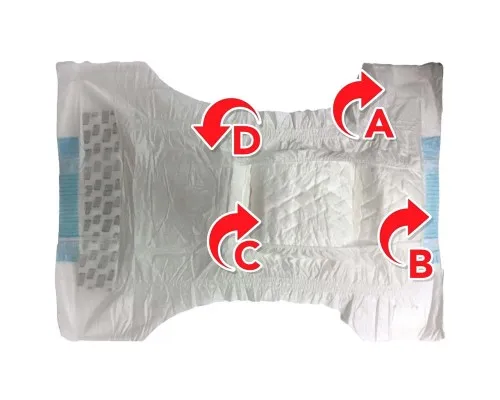 Підгузки для тварин Simple Solution Disposable Diapers Medium для собак середніх порід 12 шт (0010279105849)